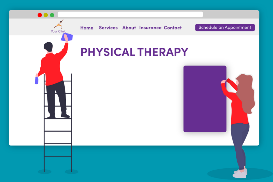 Physical therapy practice website