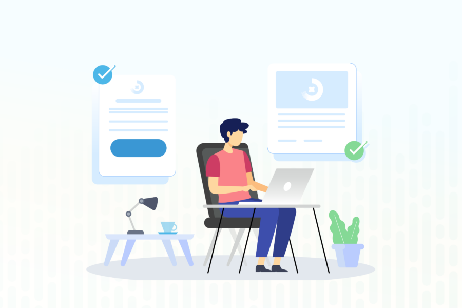 Prompt user takes a customer survey