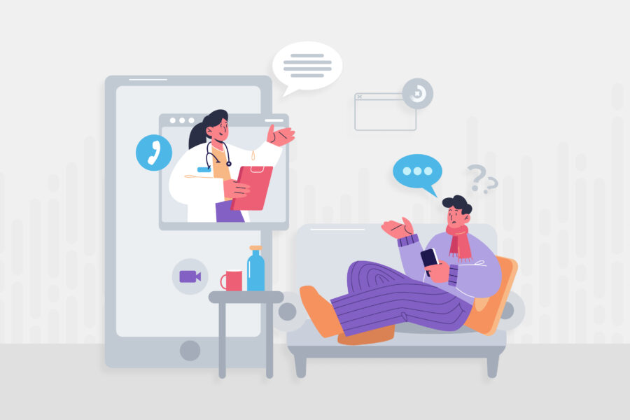 Physical therapy telehealth visit